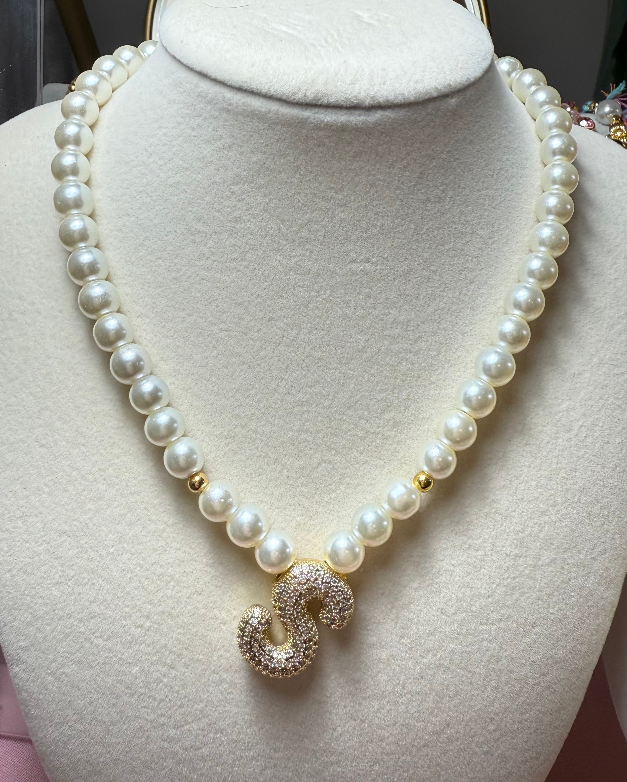 ✨ custom necklace pearl ✨