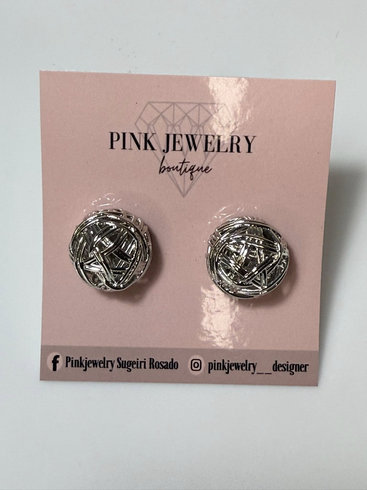 Earrings Loewe silver ✨